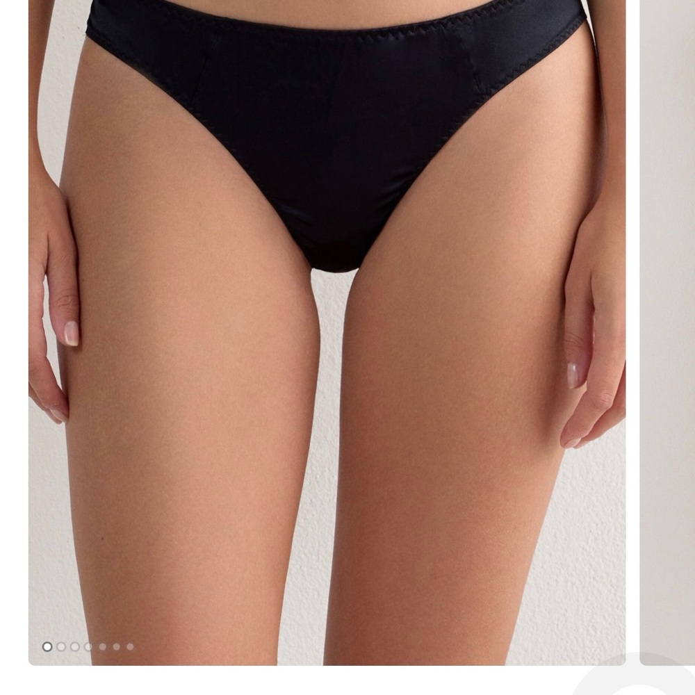 Intimissimi silk Black Panties NWT